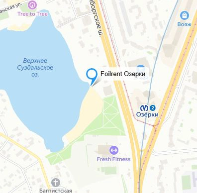 Карта - озерки